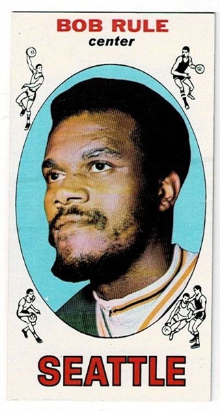 1969 Topps Basketball #30 Bob Rule - Seattle SuperSonics RC